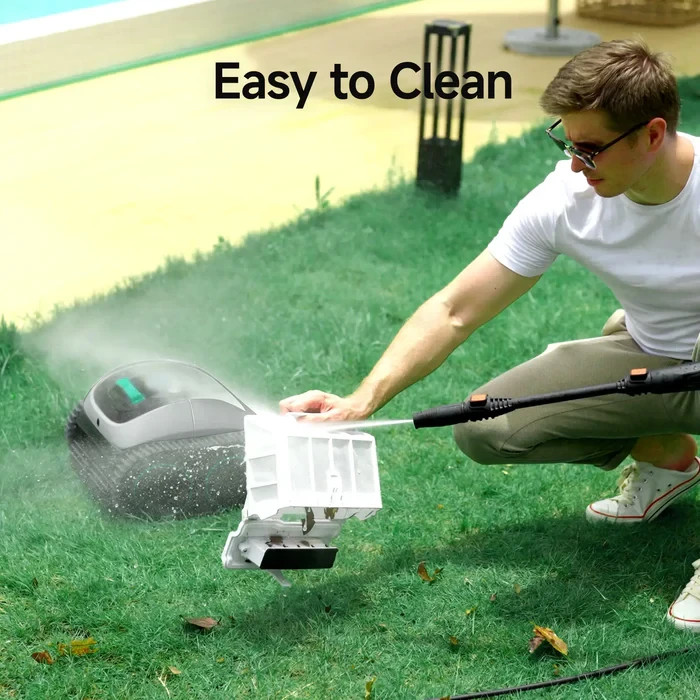 WYBOT C1 Pool Cleaner Wall Climb Cordless Robotic Pool Robot In-Ground Pools NEW