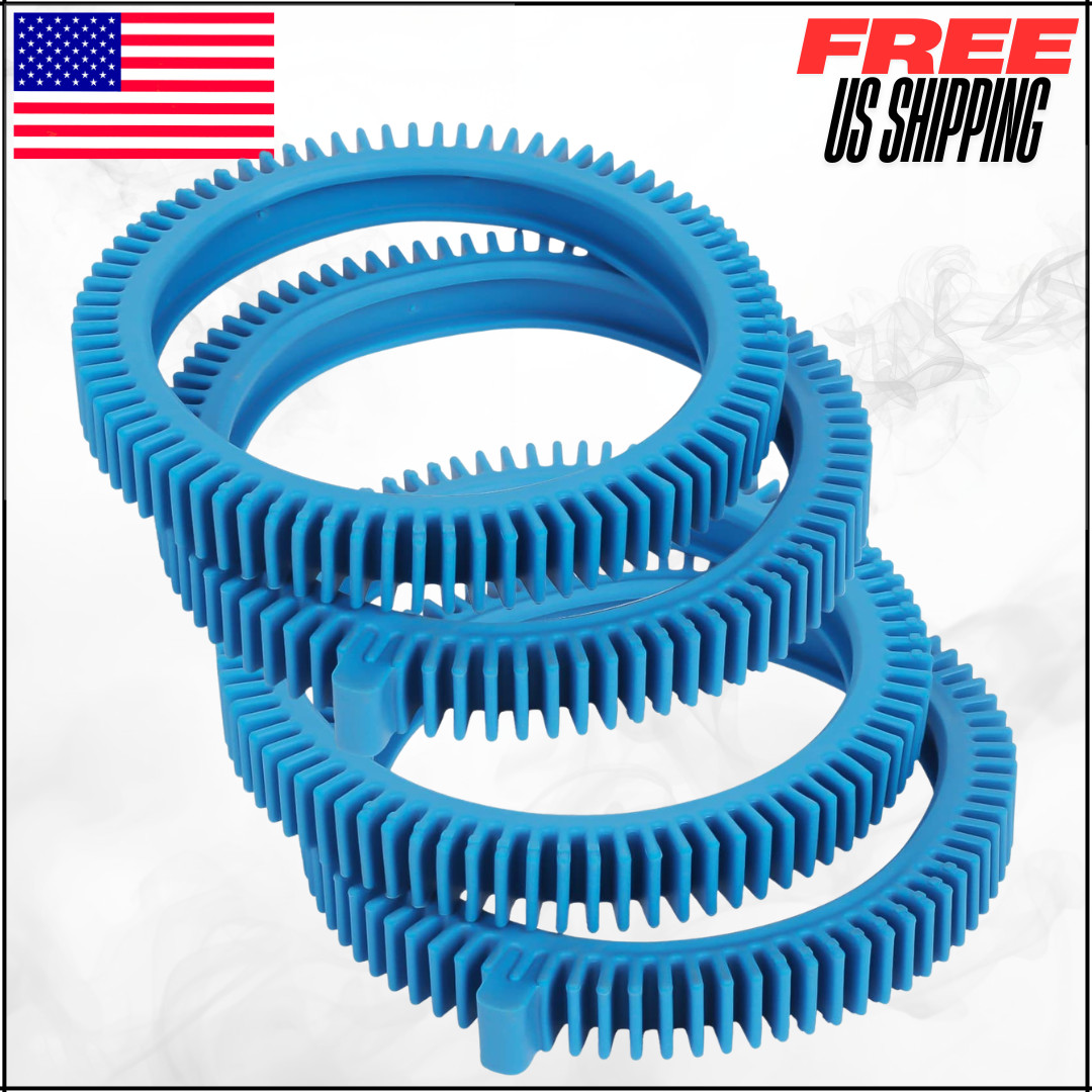 Front Tires W/ Super Hump & Standard Back Tire Kit For Pool Cleaners 4PK