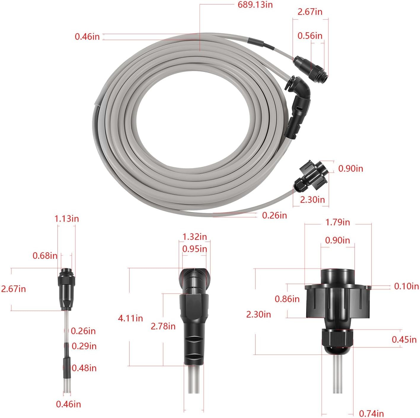 R0516800 Floating Cable Part For Polaris 9300 9350 9400 9450 Sport Pool Cleaners