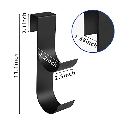 codree Pcs Pool Fence Hooks for Pool Equipment- Black Heavy Duty 2 Black-2