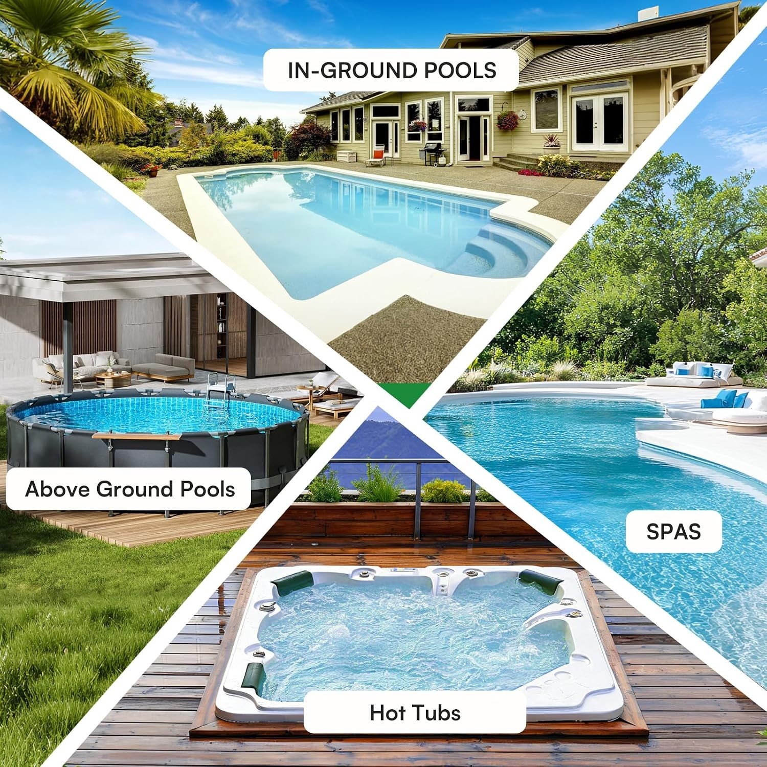 Versatile Handheld Pool Cleaner – Includes Extension Poles & Reusable Filter