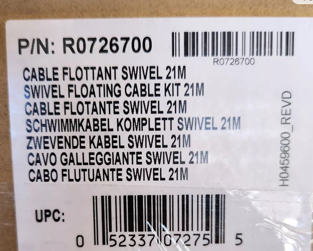 Polaris Zodiac R0726700 Swivel Floating Cable Kit 69&prime; Cord OEM NEW W/ Warranty