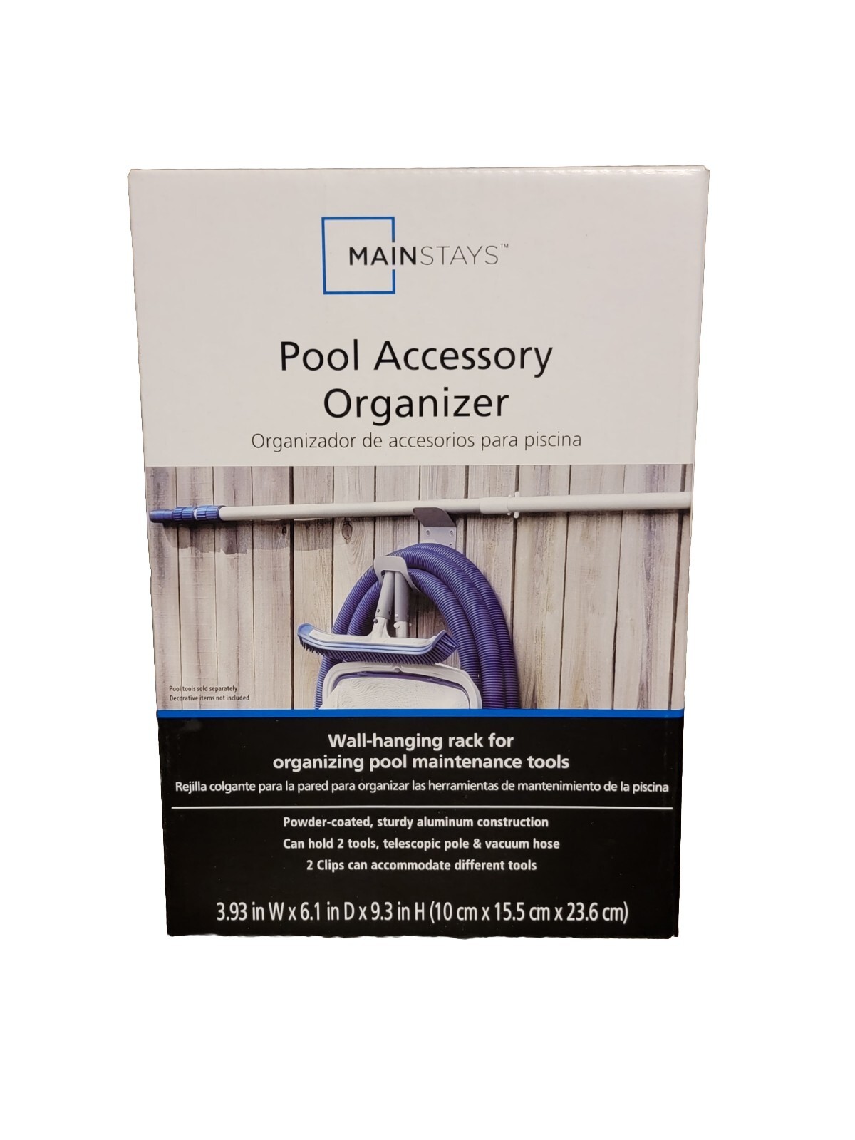 Pool Accessory Wall-hanging Rack For Organizing Pool Maintenance Tools – NEW