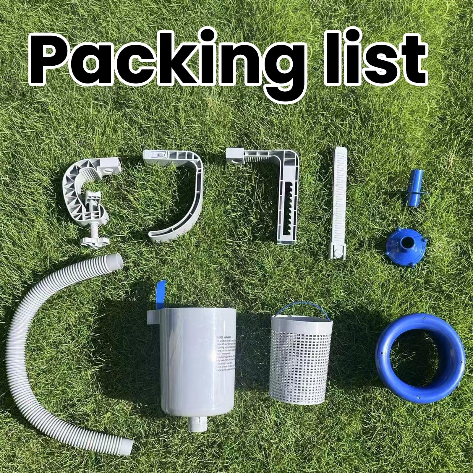 Above Ground Pool Surface Skimmer, Wall Mount Pool Maintenance Accessories fo…