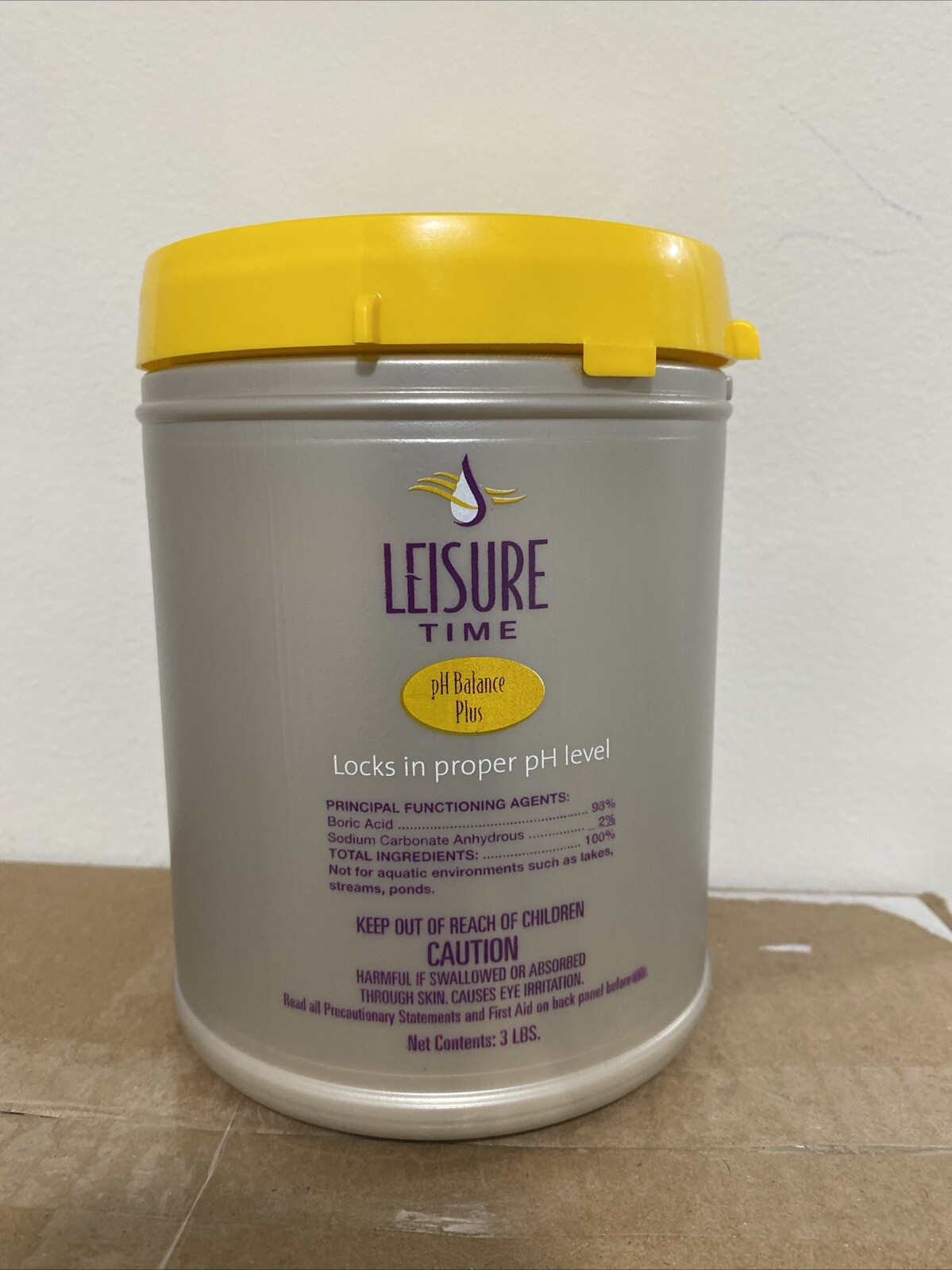 Advantis Leisure Time 45410A 3lb pH Balance Plus / Hard Water – Case of 6