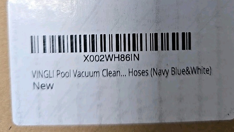 Vingli Automatic Suction Pool Vacuum Cleaner Sweeper Inground Above W/ 33ft Hose