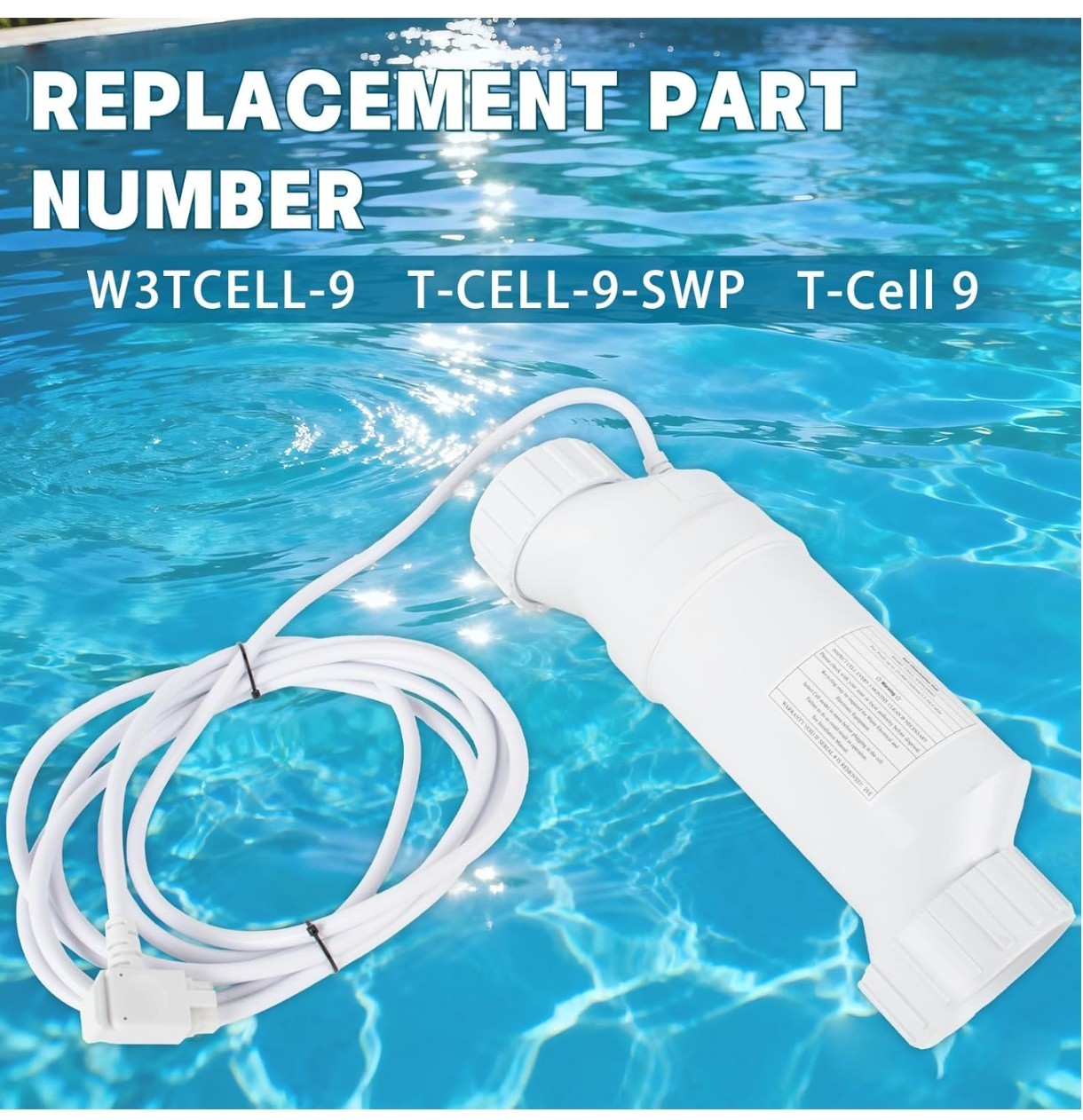 Cell-15 Salt Cell up to 25,000 Gallon Pool Chlorination Salt Chlorine Generator