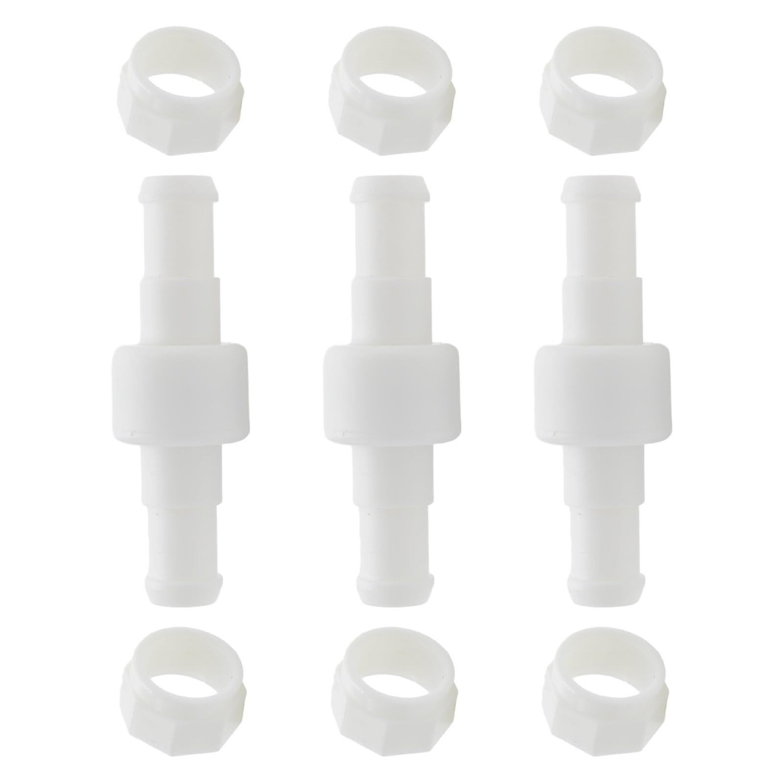 3Pack D20 Pool Cleaner Hose Swivel with D15 Nut – Compatible with Polaris Zod…