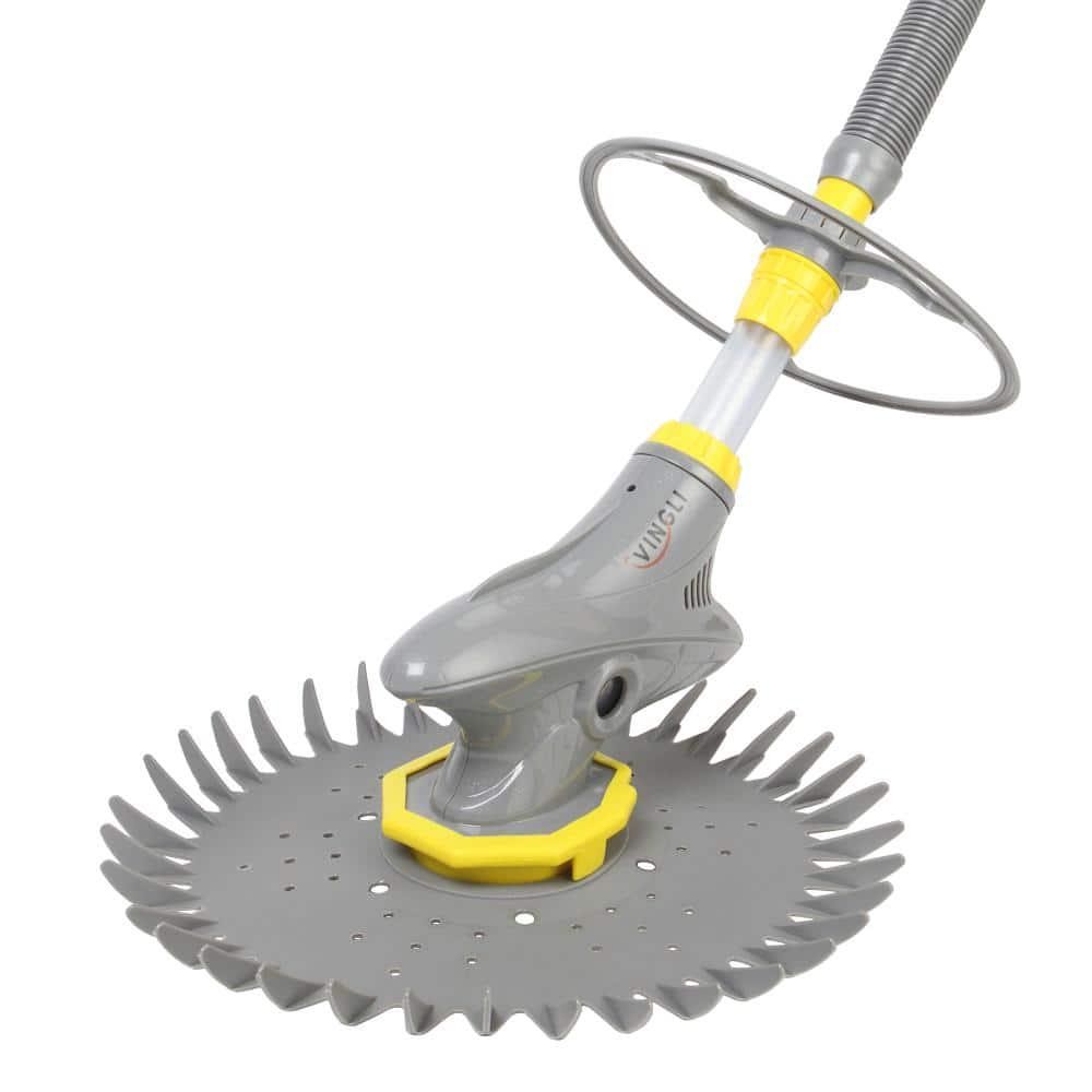 VINGLI Automatic Suction Side Pool Vacuum In Ground and Above Ground Pool Grey