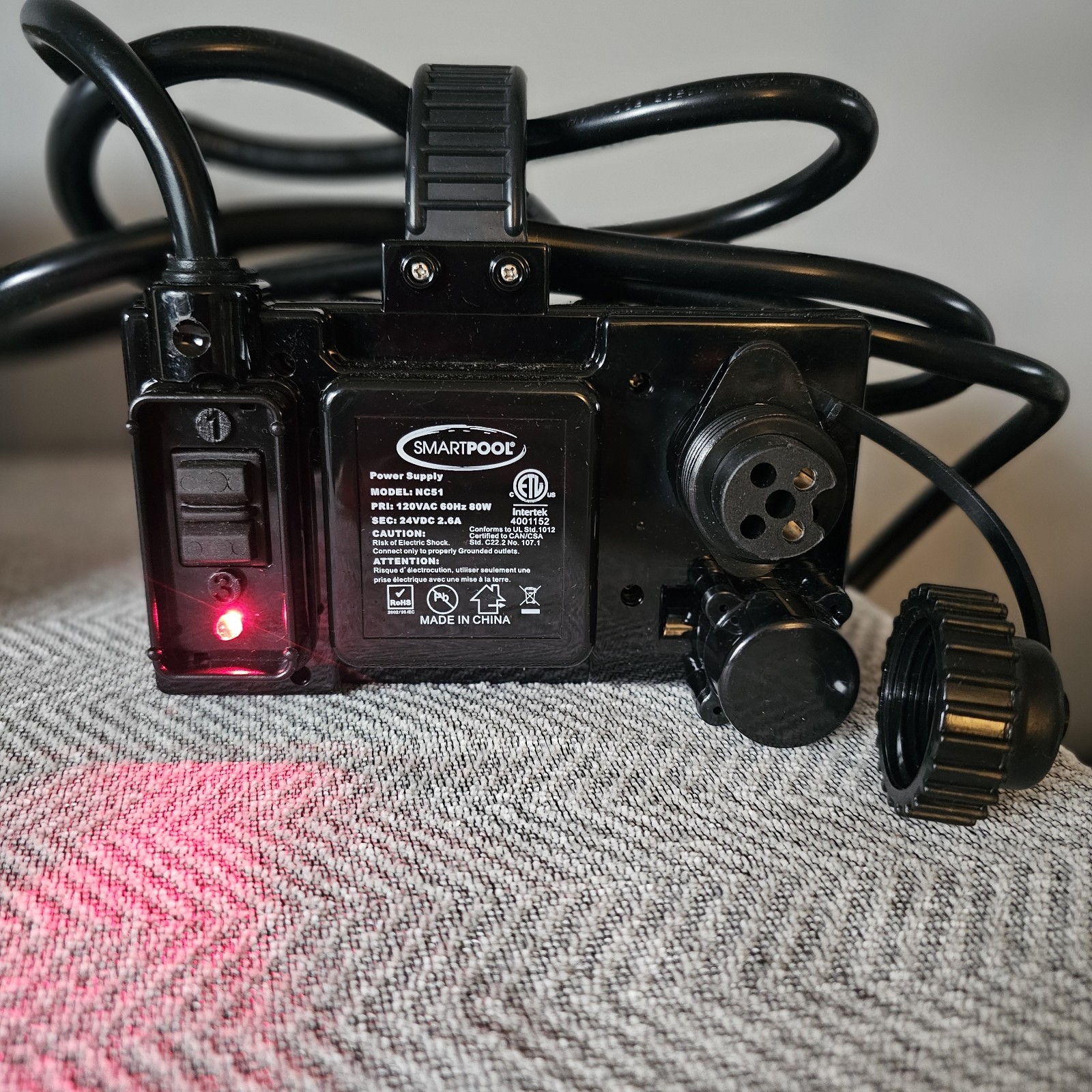 SmartPool NC51 NC1023 Robotic Pool Cleaner Power Supply 24VDC 2.6A OEM Tested…