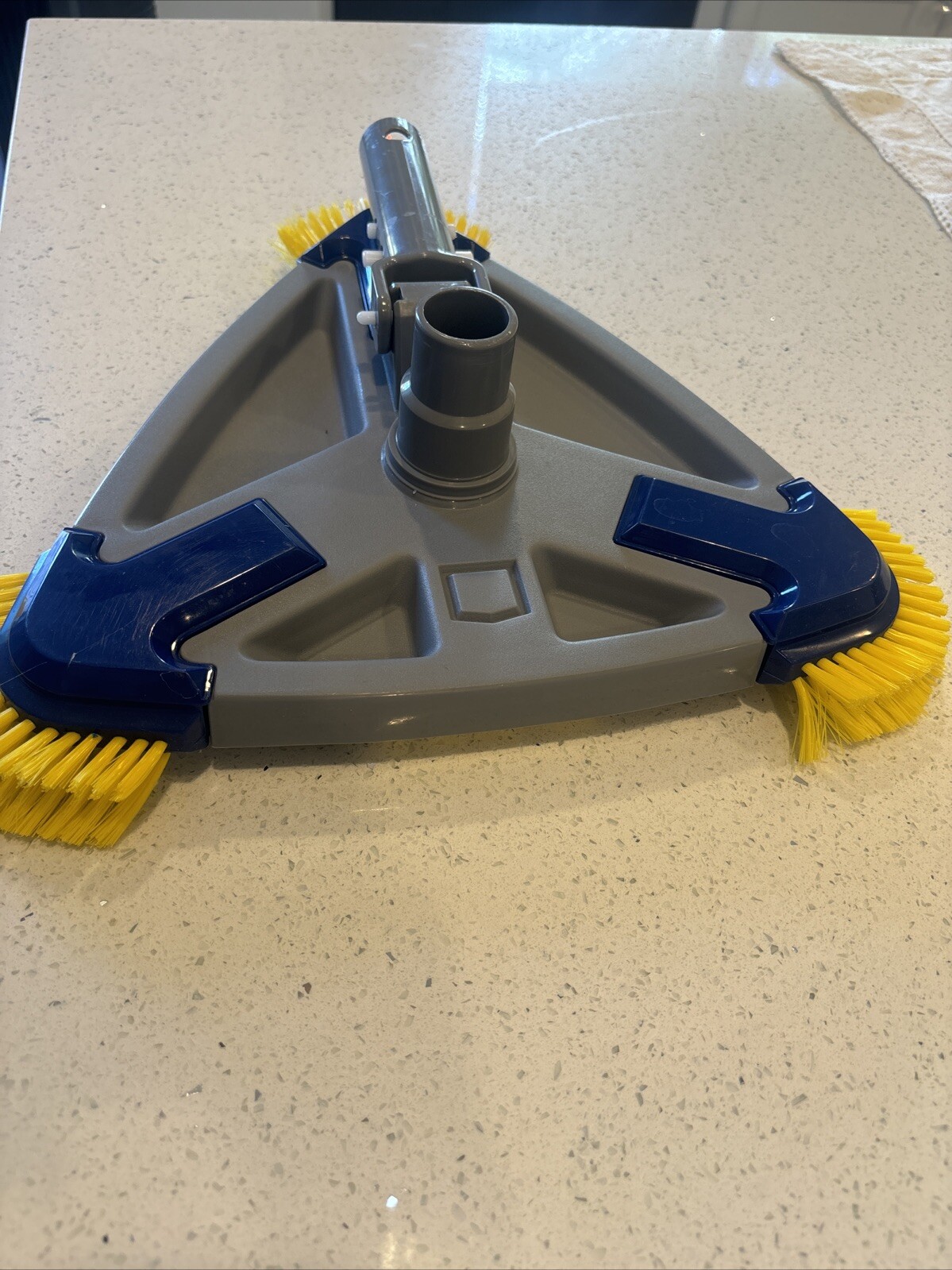 Triangle Weighted Pool And Spa Vacuum Head, 11&Prime; Wide Cleaning
