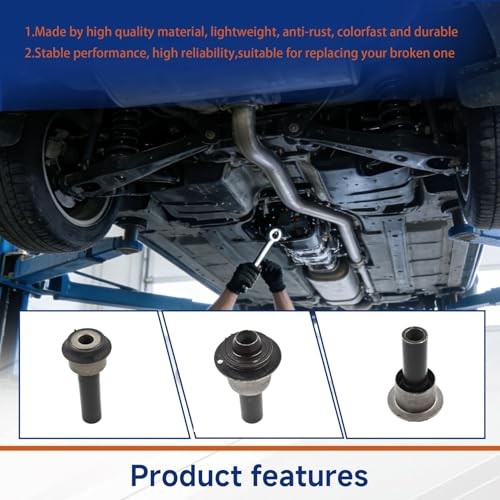 4PCS Front Subframe Crossmember Bushing Kit Replacement for Nissan Rogue 2008
