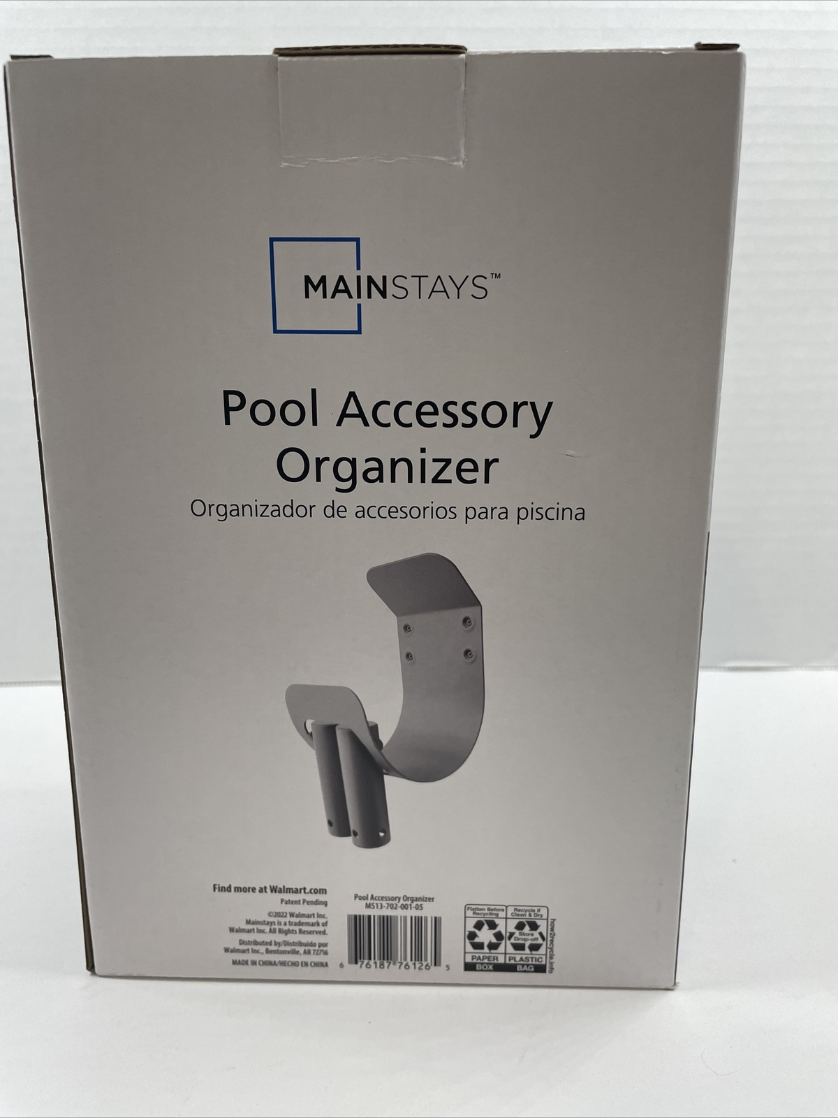 Pool Accessory Organizer Wall-hanging Holder To Organize Pool Maintenance Tools