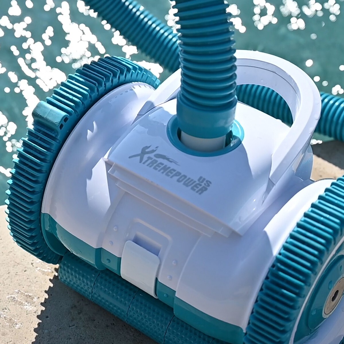 XtremepowerUS Automatic Suction Pool Cleaner Inground Pool Wall Climb 39ft Hose