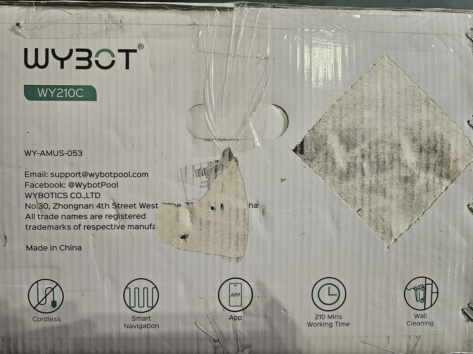 WYBOT S2 Cordless Robotic Pool Cleaner – Model WY210C – Automatic Vacuum