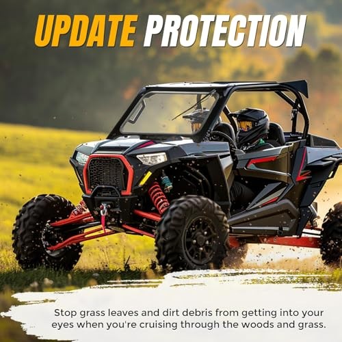 19-23 XP 1000 Vented Glass Windshield with Wiper Compatible with Polaris RZR