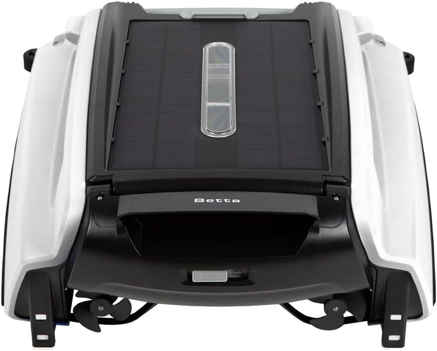 SE Solar Powered Automatic Robotic Pool Surface Skimmer Cleaner with 24/7 Con…