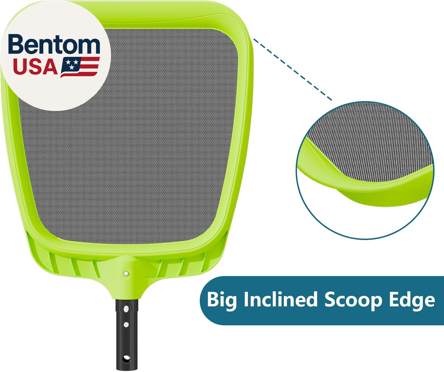 Pool Skimmer Net Heavy Duty Leaf Rake for Swimming Pool Spa Pond Cleaning