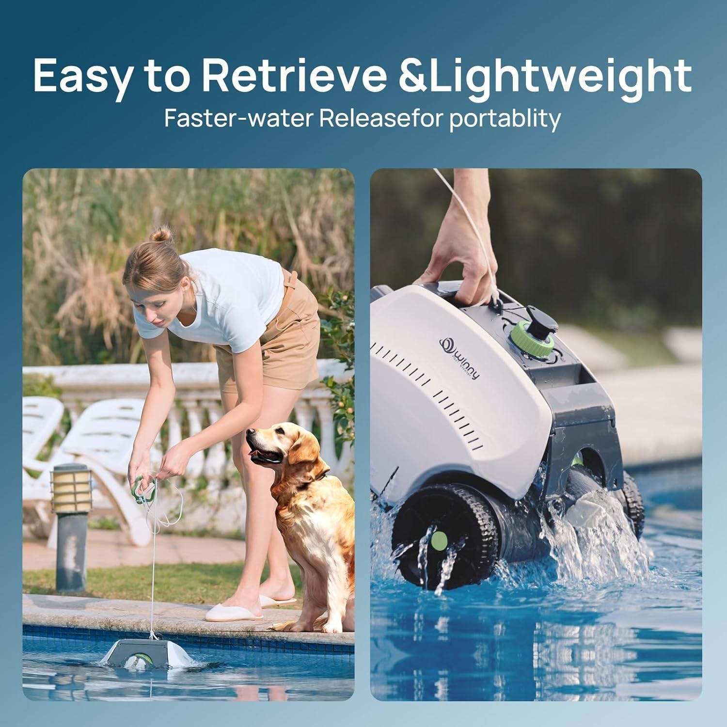High-Powered 2640 GPH Suction Pool Cleaner