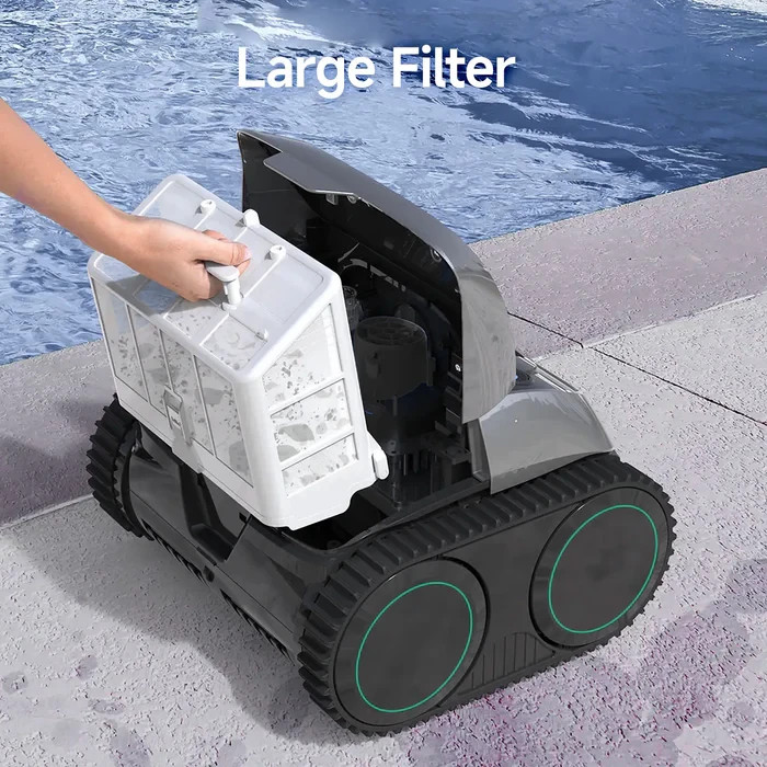 WYBOT C1 Pool Cleaner Wall Climb Cordless Robotic Pool Robot In-Ground Pools NEW