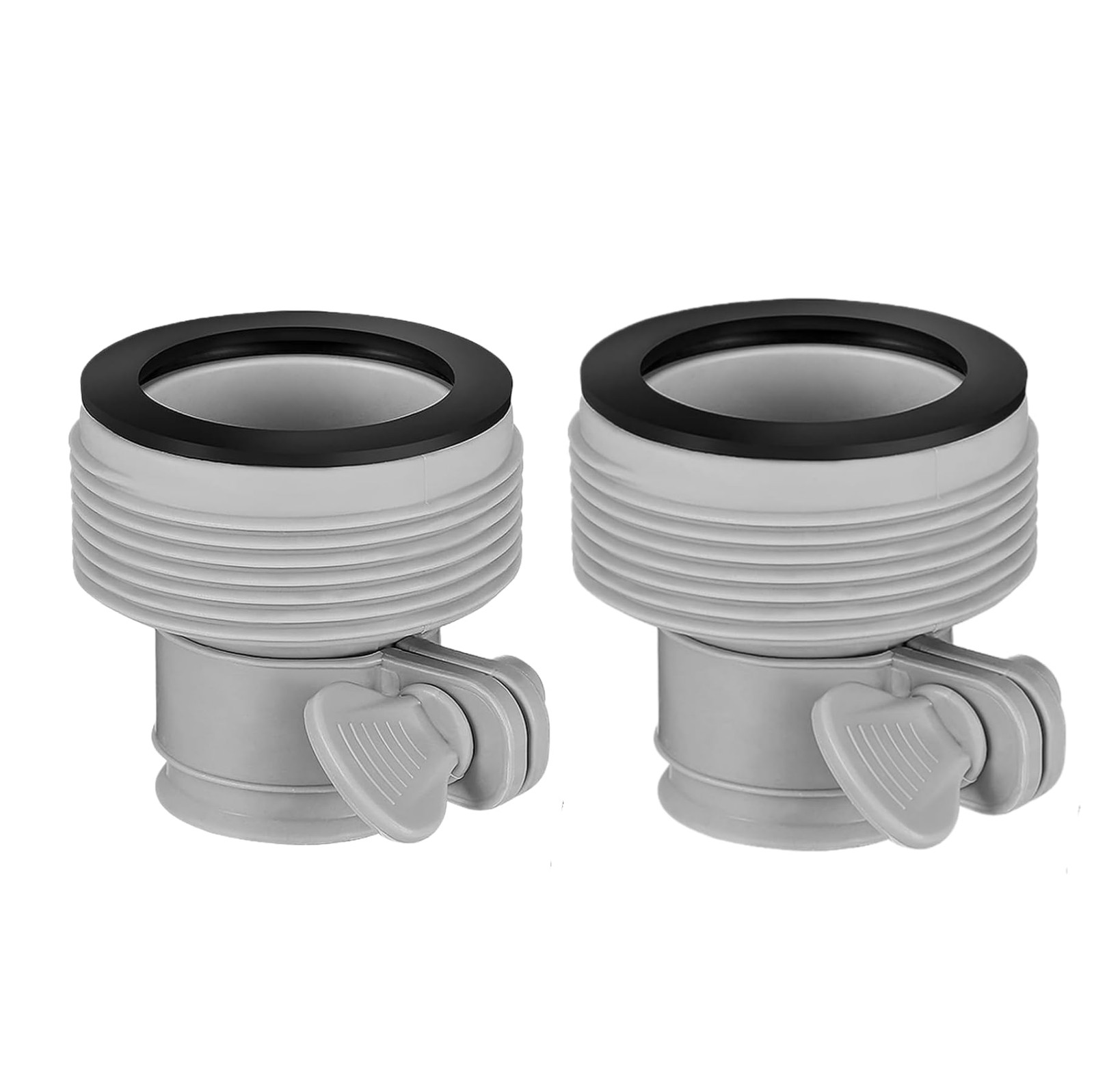 2 Packs Pool Hose Adapter Connector 1.5 inches, 1.25 Adapter-B