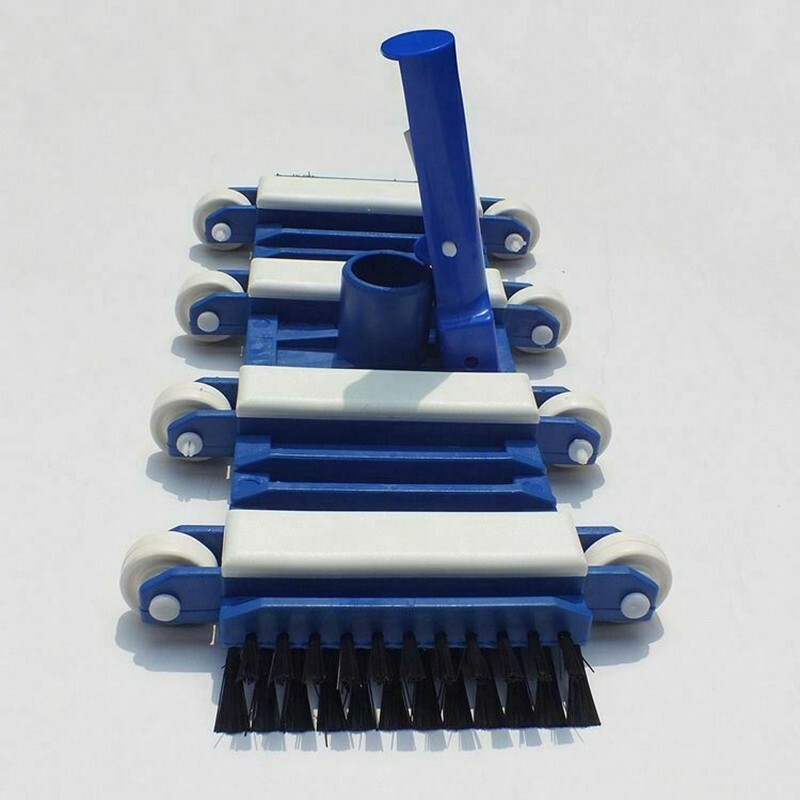Weighted Swimming Pool Vacuum Head with Brush Clean Your Vinyl Pool Bottom