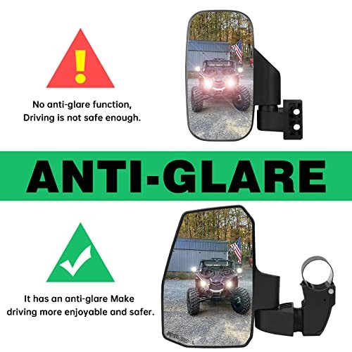 UTV Side Mirrors,You No Longer Need to Adjust by Hand,Innovative Automatic