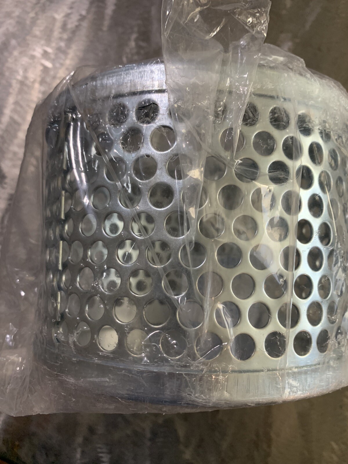 (2 Pack) Apache 70002507 Rust-Resistant Plated Steel Suction Strainer, Silver