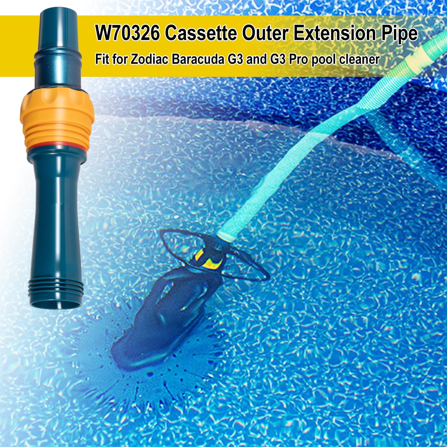 W70326 Cassette Outer Extension Pipe with Handnut Assembly Replacement Parts Kit