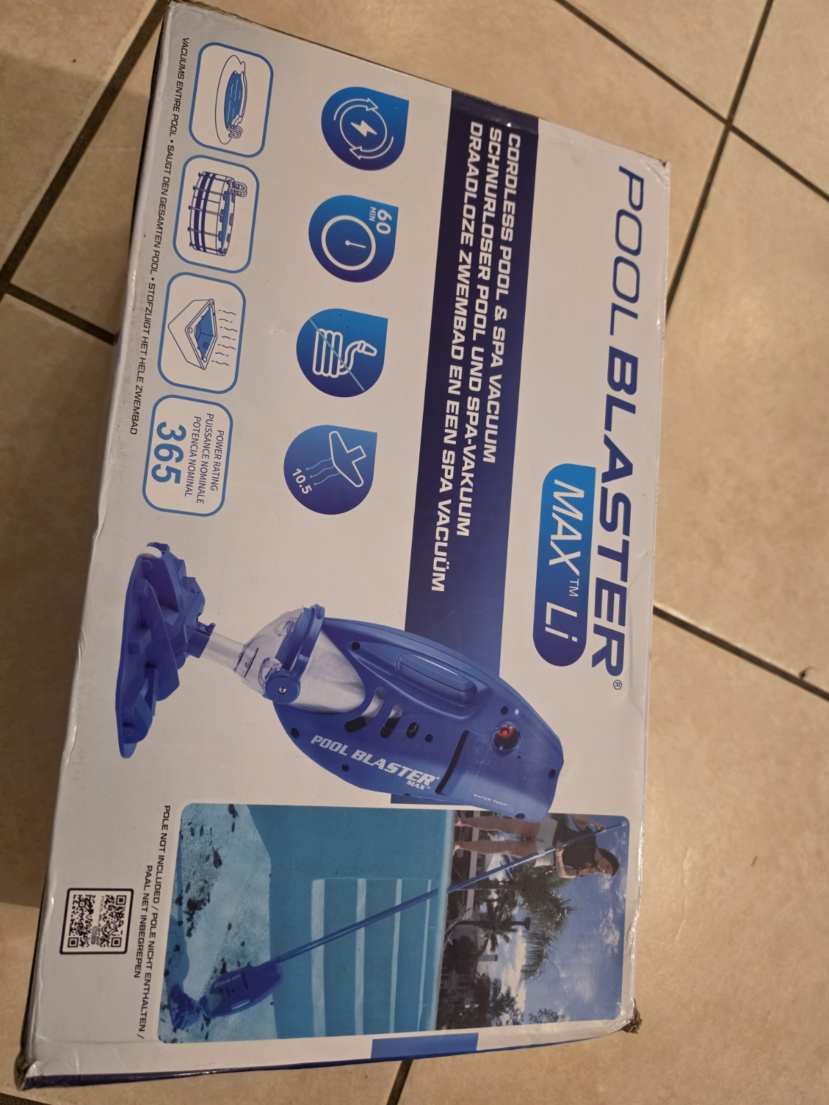 POOL BLASTER Max Li Cordless Pool & Spa Vacuum Strong Suction Open Box
