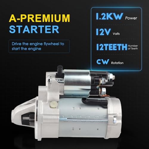 New Starter Motor Replacement for 2013-2017 Ford F150 5.0L, 2014 F150 19247