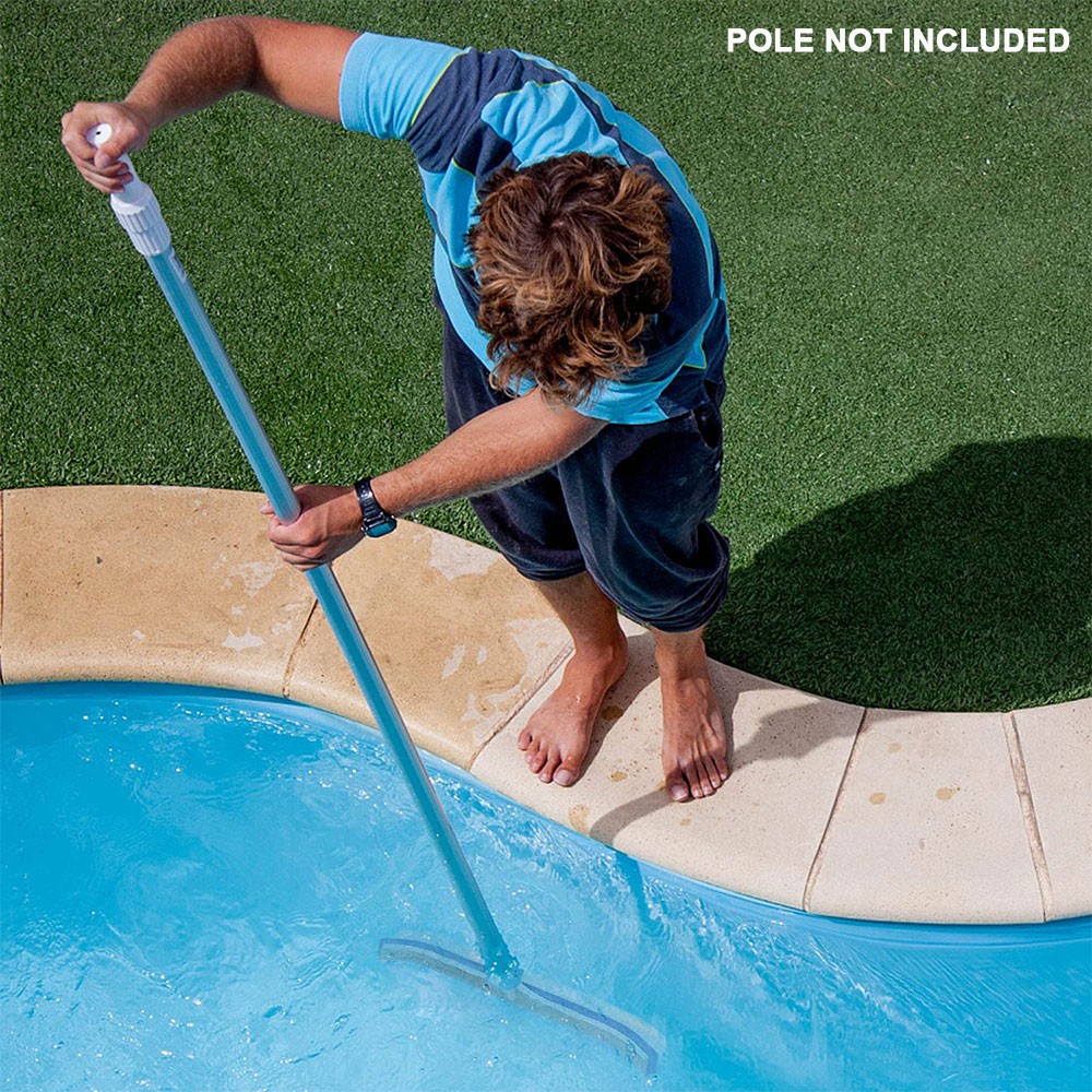 18 Inch Pool Brush Head for Cleaning Pool Walls Inground Pools Tiles Floors