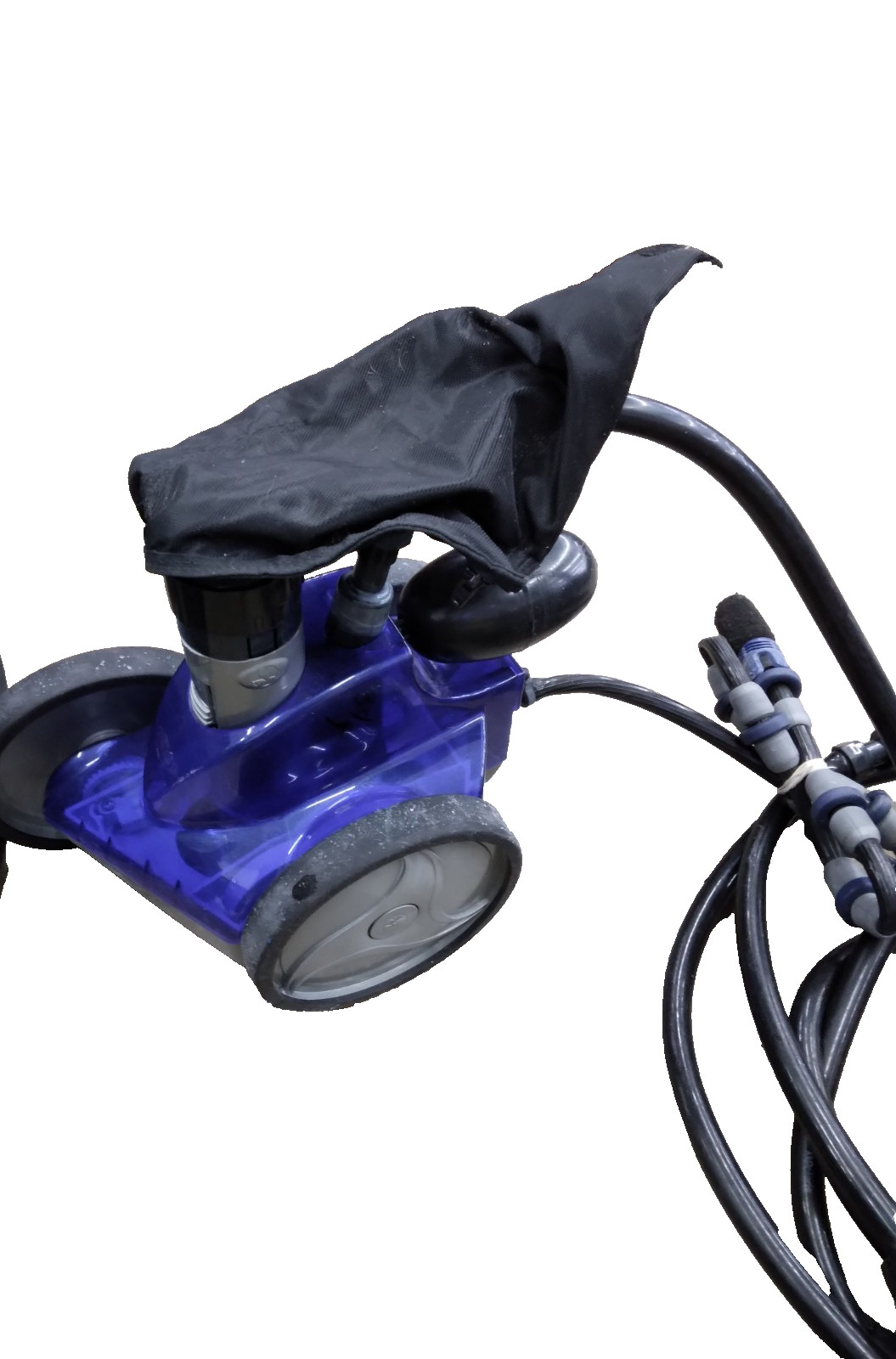 Polaris TR35P Pressure Vacuum Pool Cleaner With Float Heads Extended Feed Hose