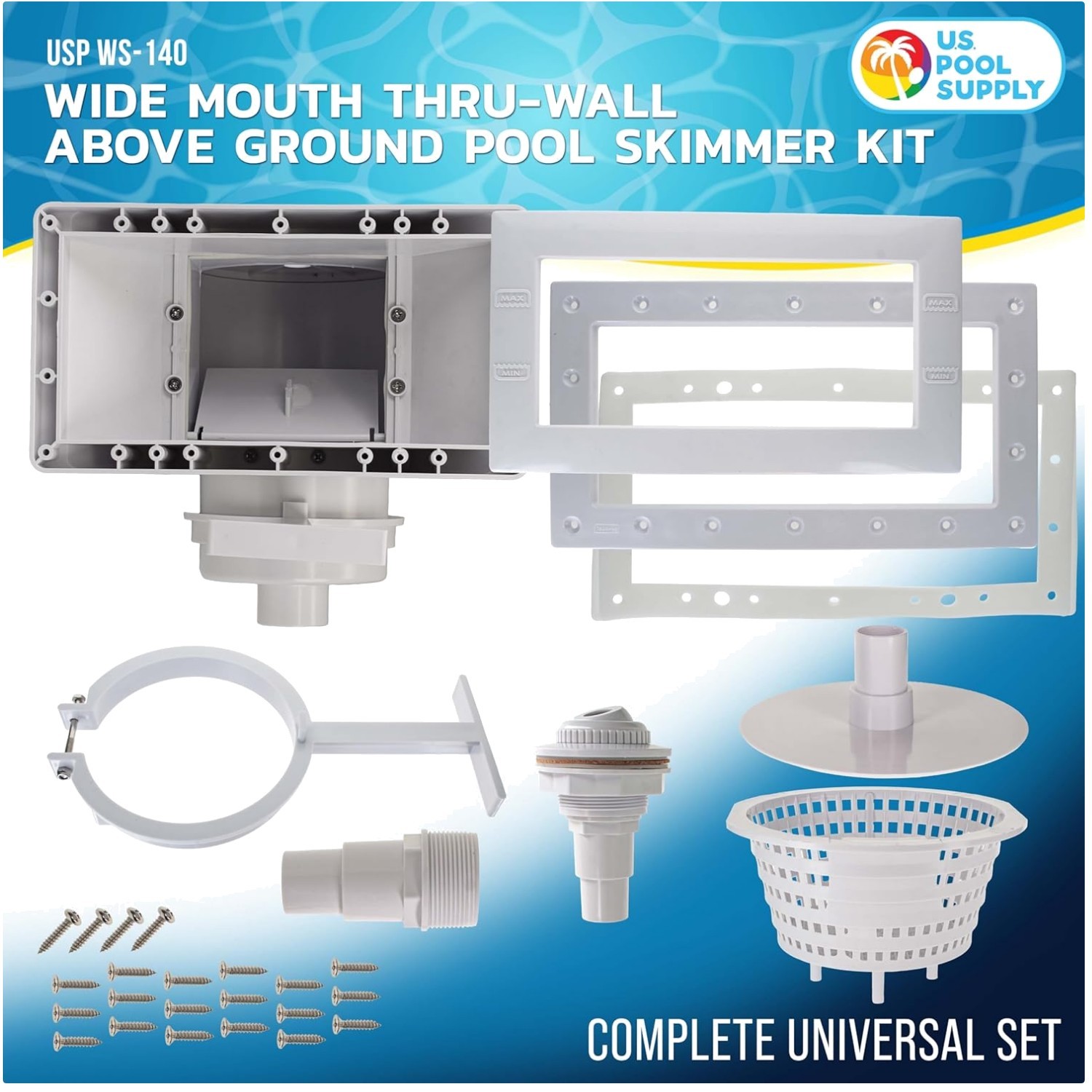 Efficient Debris Removal Pool Skimmer – ABS Construction
