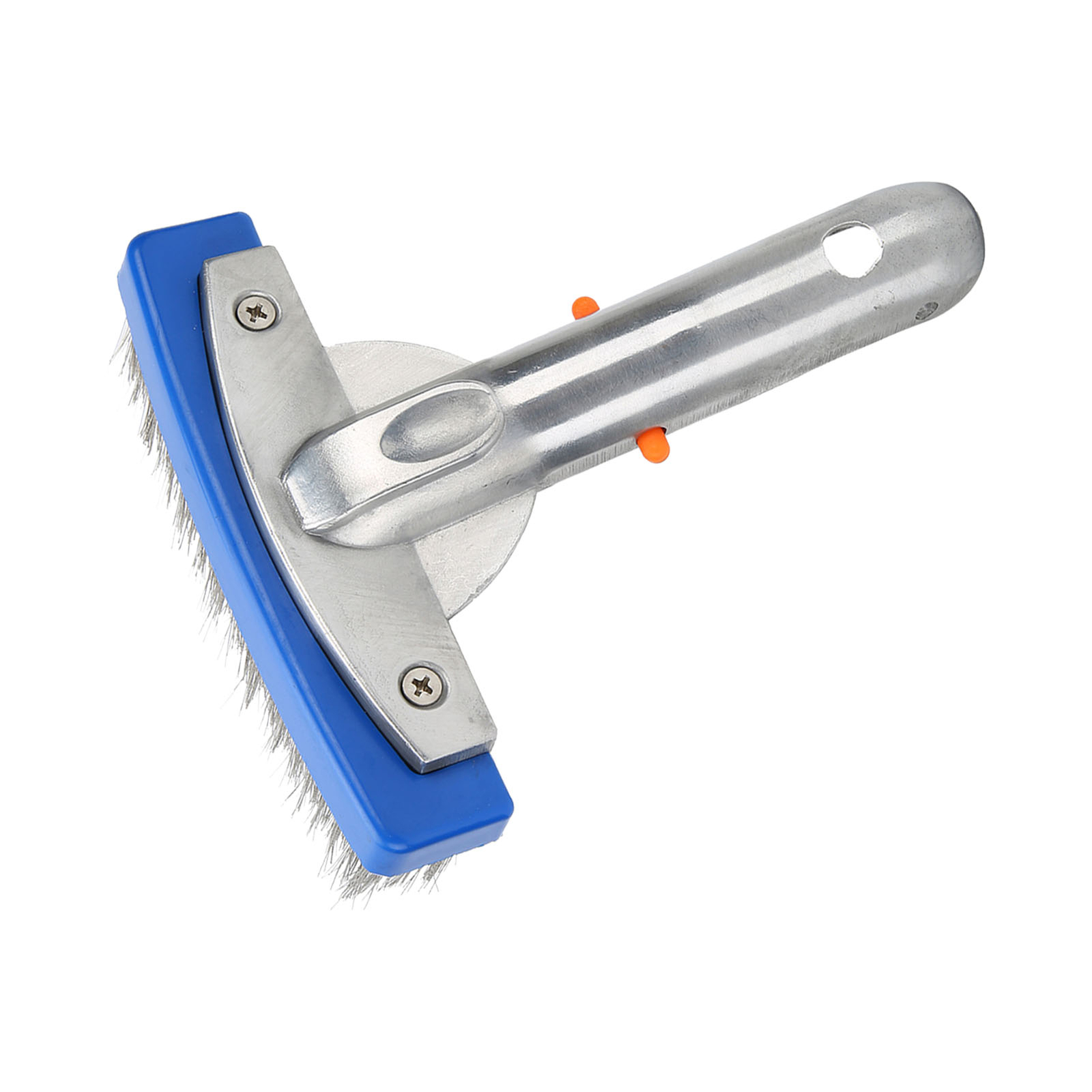 New 5.5in Swimming Pool Stainless Steel Brush For Spa Pond Floor Wall Cleaning A