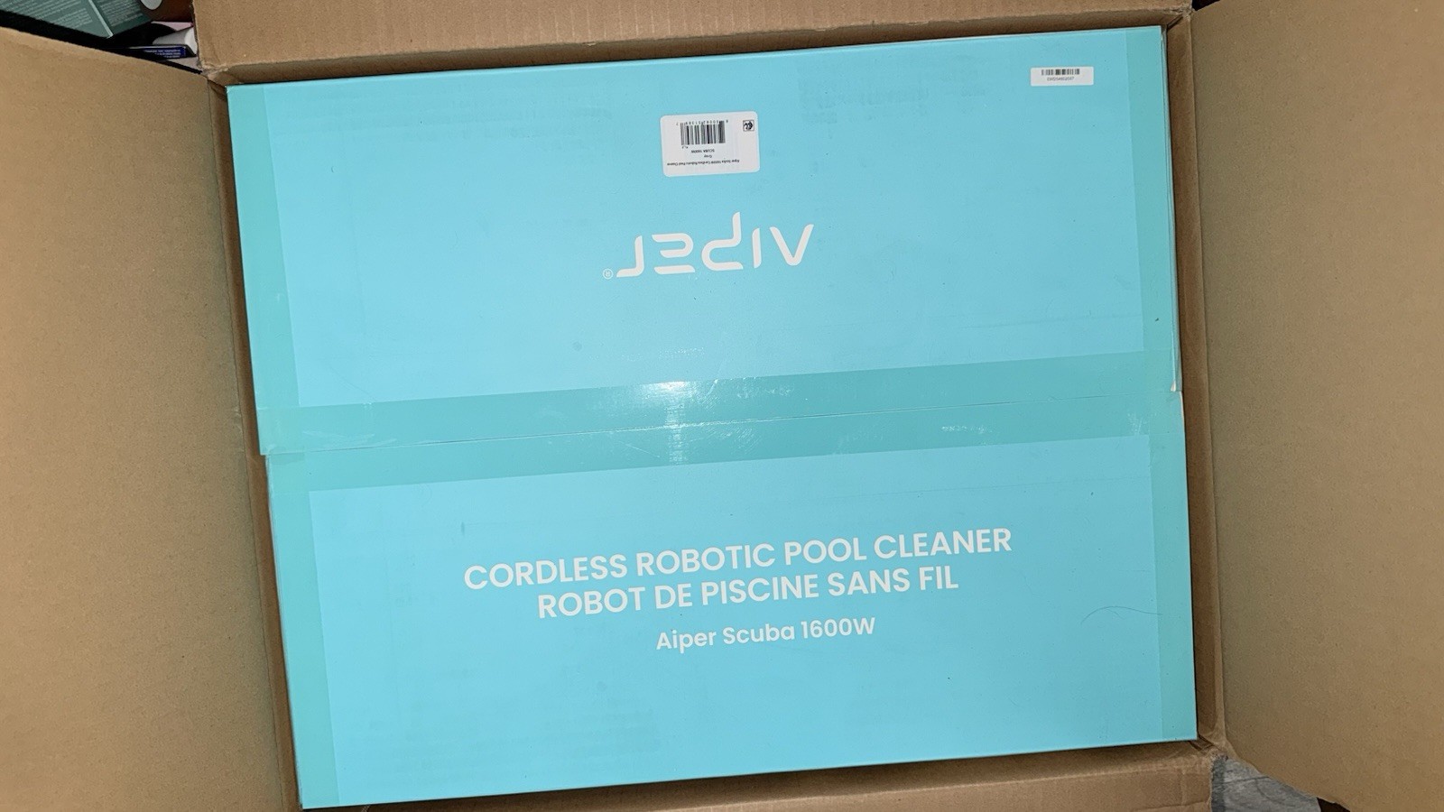 Aiper Scuba 1600W Cordless Robotic Pool Cleaner, Lightweight 15.9 lb,