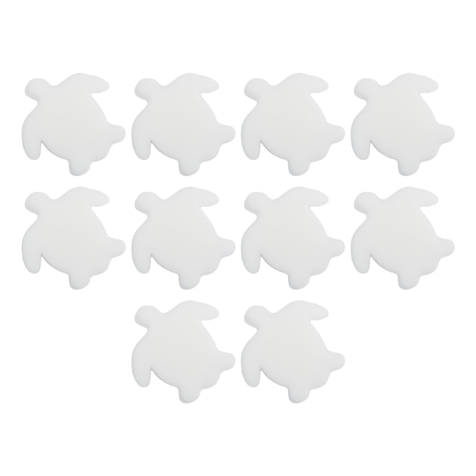 Turtle Shaped Cleaning Sponge Set of 10 for Pools and Inflatable Hot Tubs