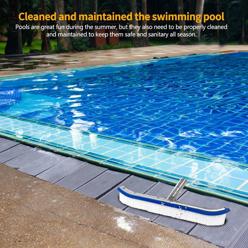 17.5 inch Extra-Wide Nylon Pool Brush, Designed for Use with Vinyl Lined Pools