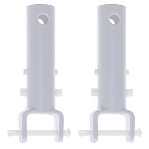 2 Premium Pool Vacuum Head Replacement Handles – Sturdy Plastic Handles with