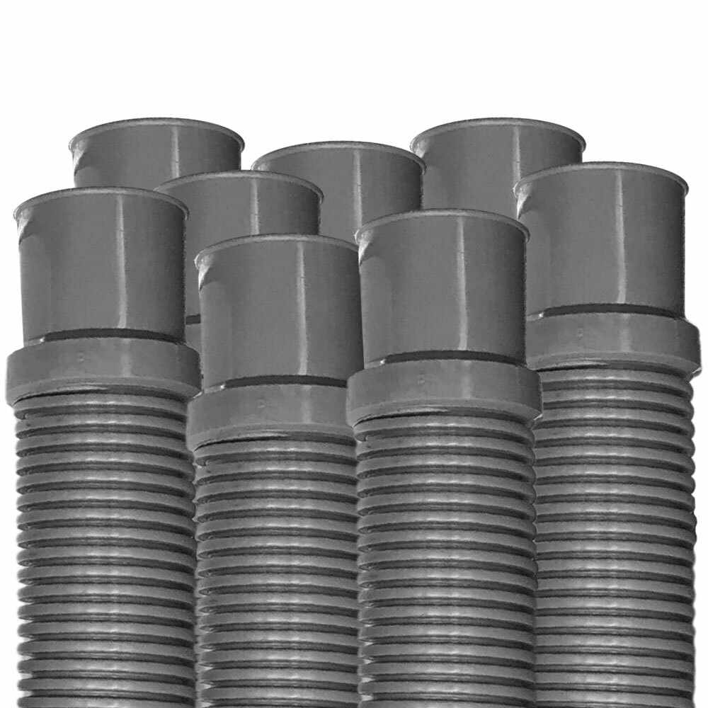 Puri Tech Heavy Duty Above Ground Pool Filter Hose, 1.5 in x 3 ft – 8 pack
