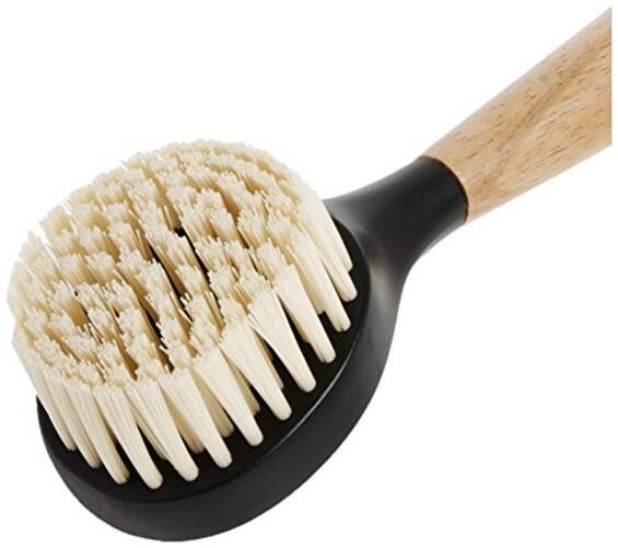 Care Scrub Brush, 10 Inch, Off White