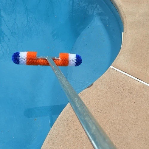 AC88757 Blue Torrent 18&Prime; 360 Degree Brush Around Pool Cleaning Brush
