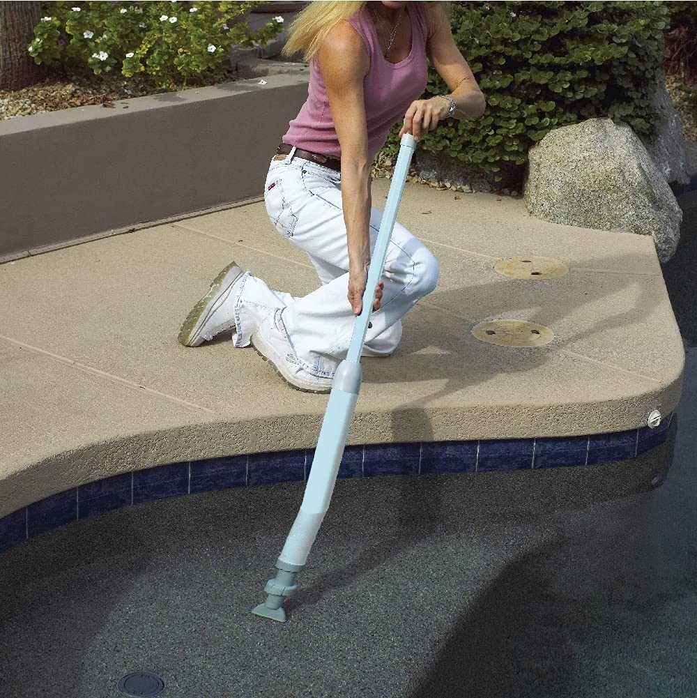 Game 18615-Bb Manual Handheld Spa Vac Light Blue