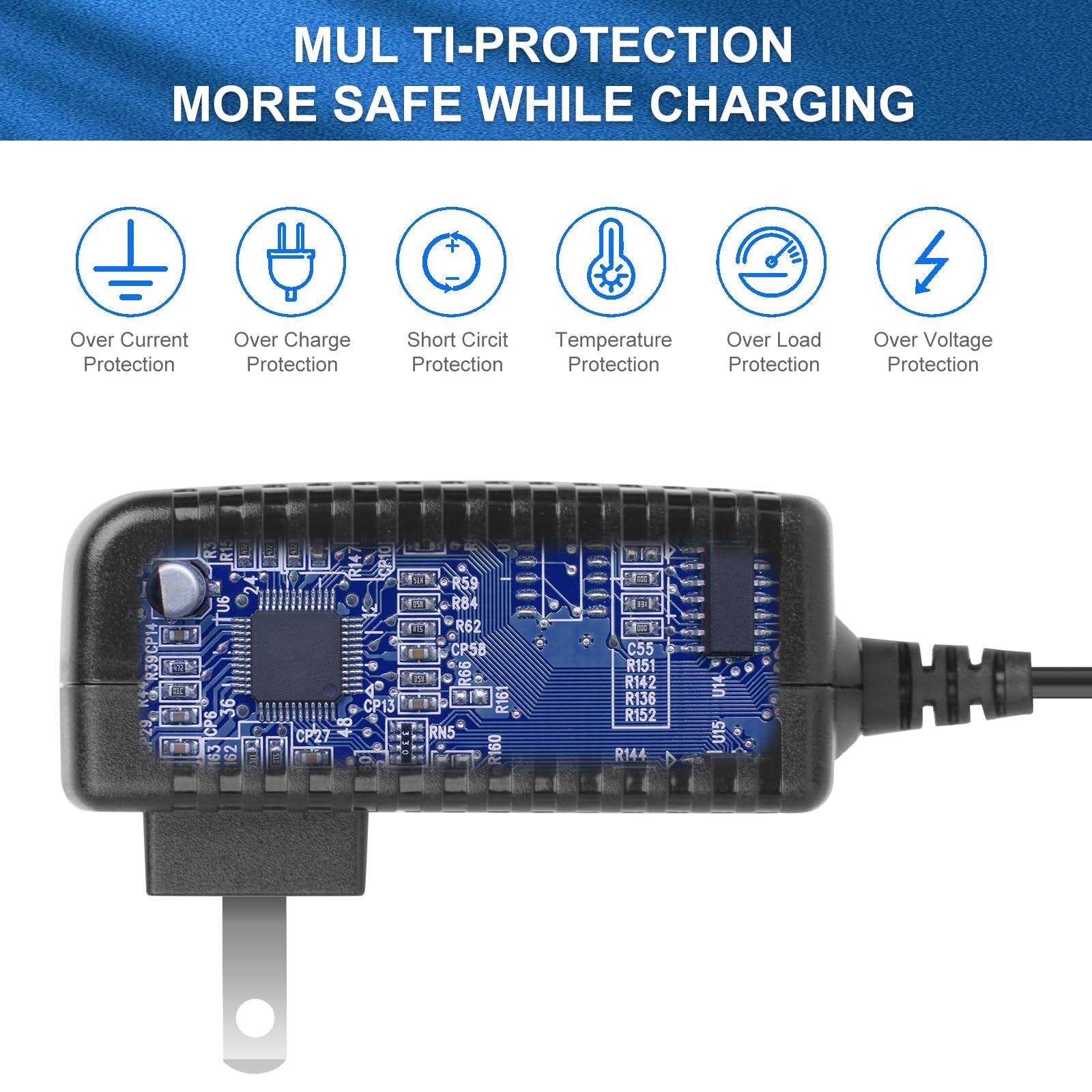 12.6V Pool Vacuum Cleaner Charger for AIPER Seagull 600 SE 1000 HJ1103J for A…