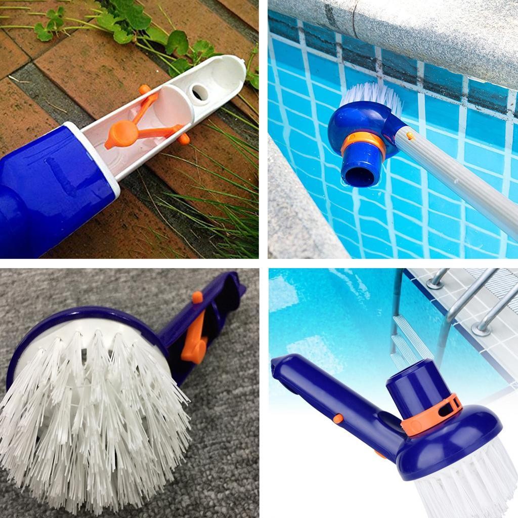 Nylon Swimming Pool Step & Corner Vacuum Brush for Spas