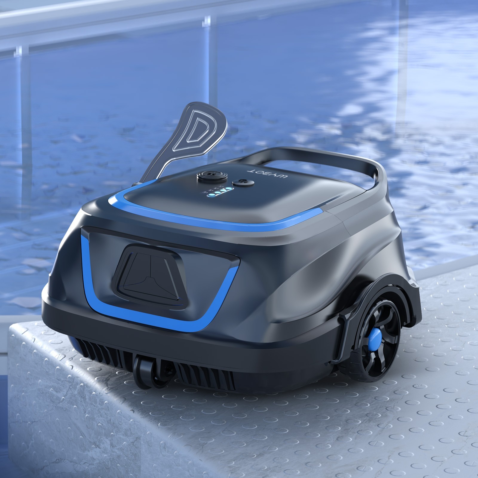 WYBOT A1 Cordless Robotic Pool Cleaner Vacuum Above Ground Flat 120Min AutoPark