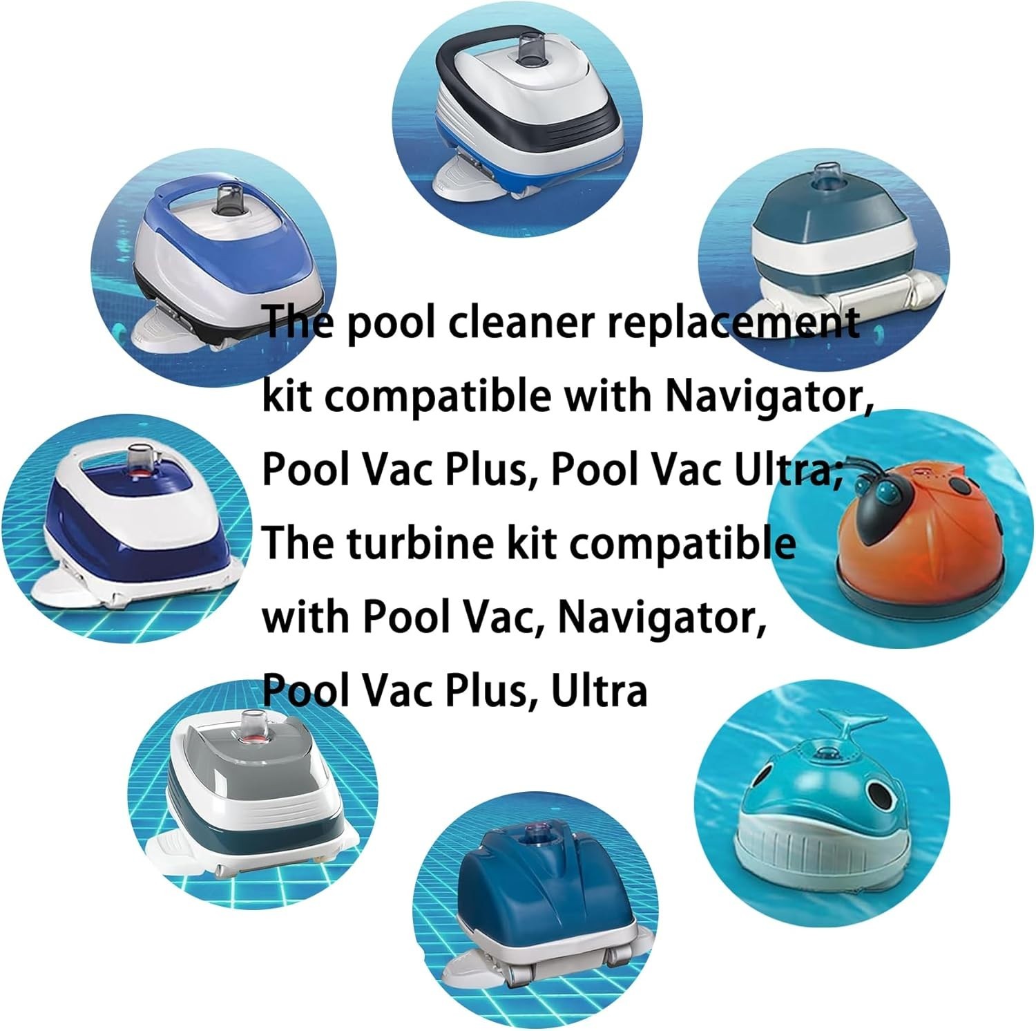 Pool Cleaner Pod Swing & Turbine Kit for Hayward Navigator Pool Vac Ultra