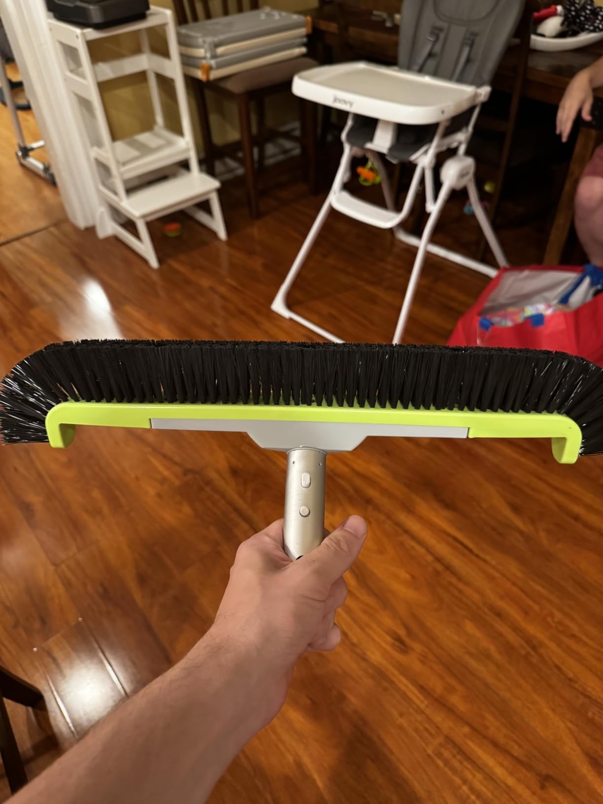 18&Prime; Pool Brush Head for Cleaning Swimming Pool Walls, Curved Ends Scrub Brush
