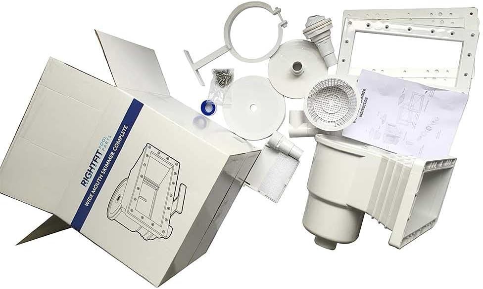 Replacement Wide Mouth Thru-Wall Skimmer Kit for Superior Pool Maintenance