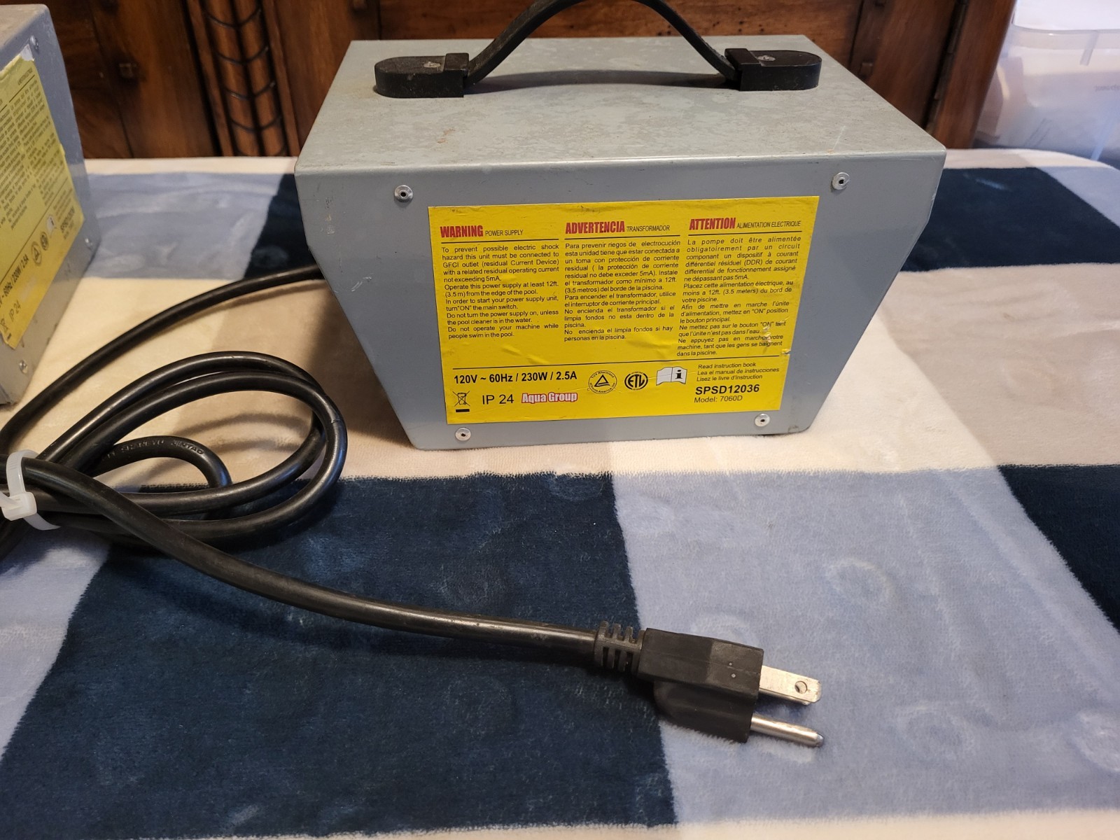 Aquabot SPSD12036 Model 7060D Power Supply Tested and Working